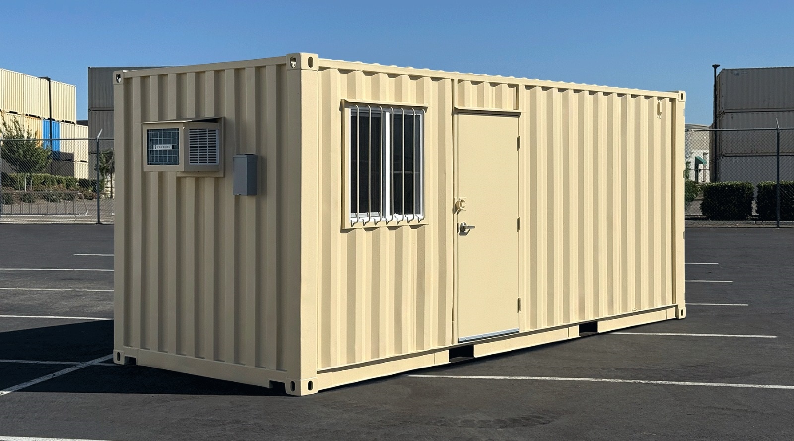 20ft Refurbished Combo Office and Storage Container - ALLBOX CONTAINERS PTY LTD