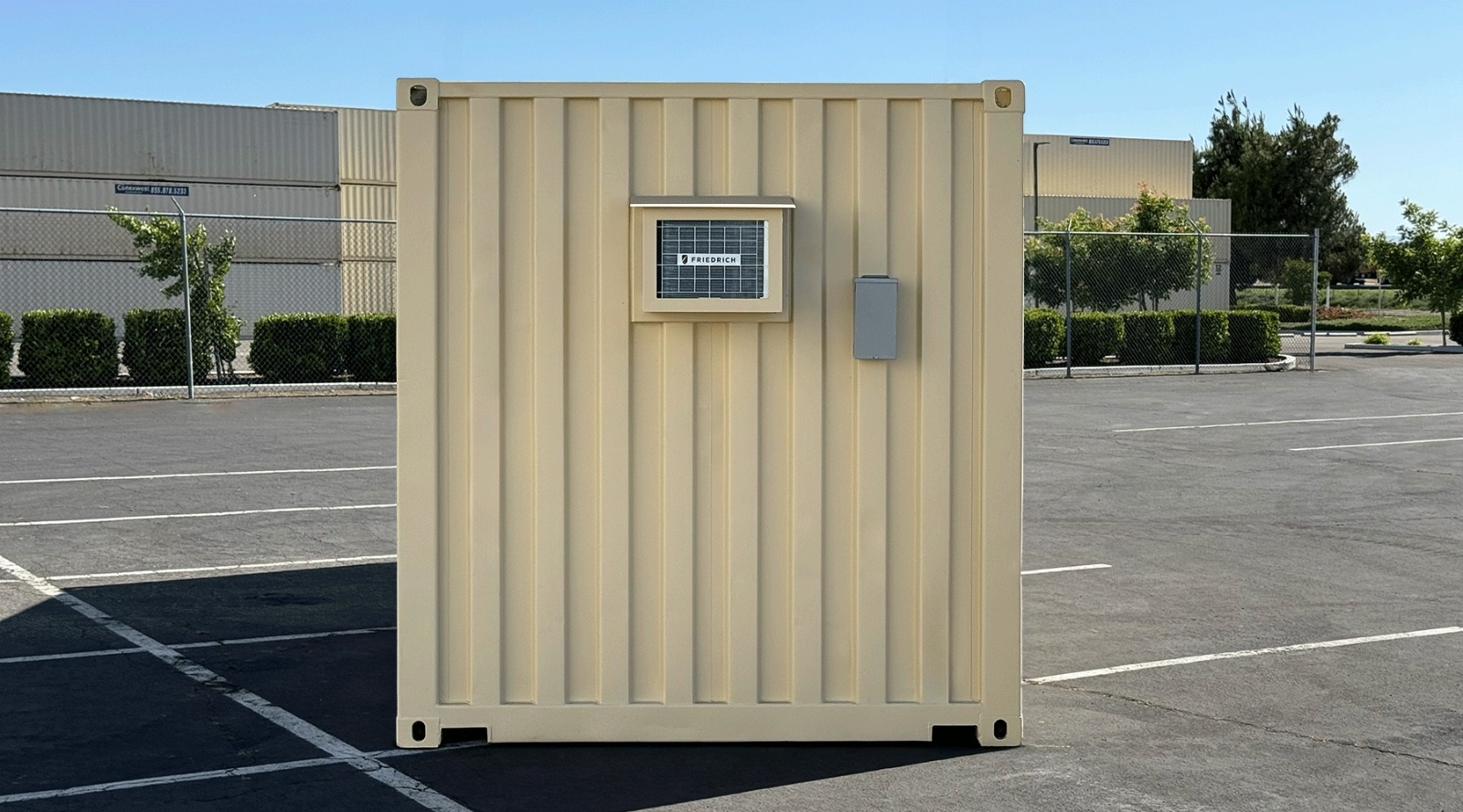 20ft Refurbished Combo Office and Storage Container - ALLBOX CONTAINERS PTY LTD