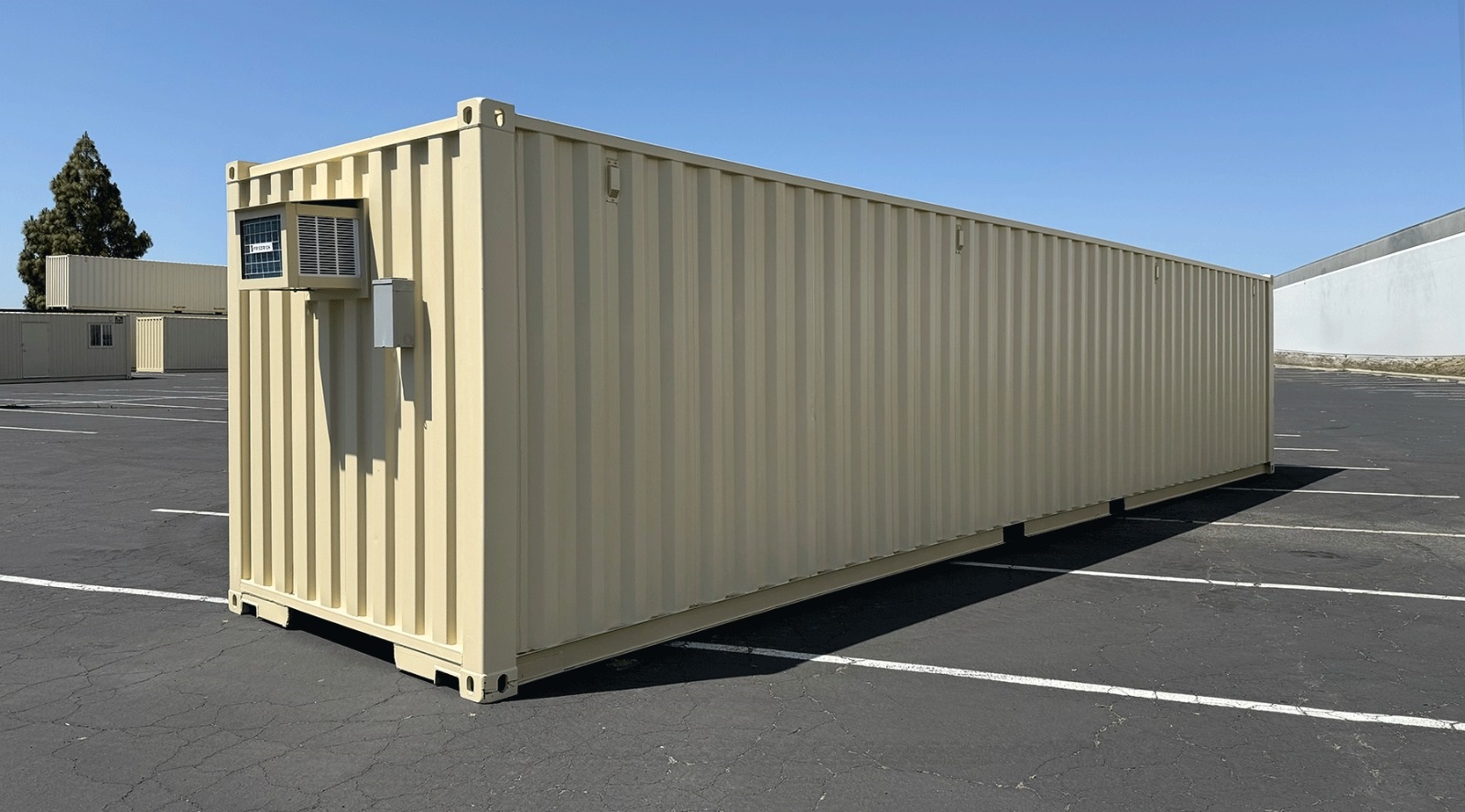 40ft New Ground Level Office Container - ALLBOX CONTAINERS PTY LTD