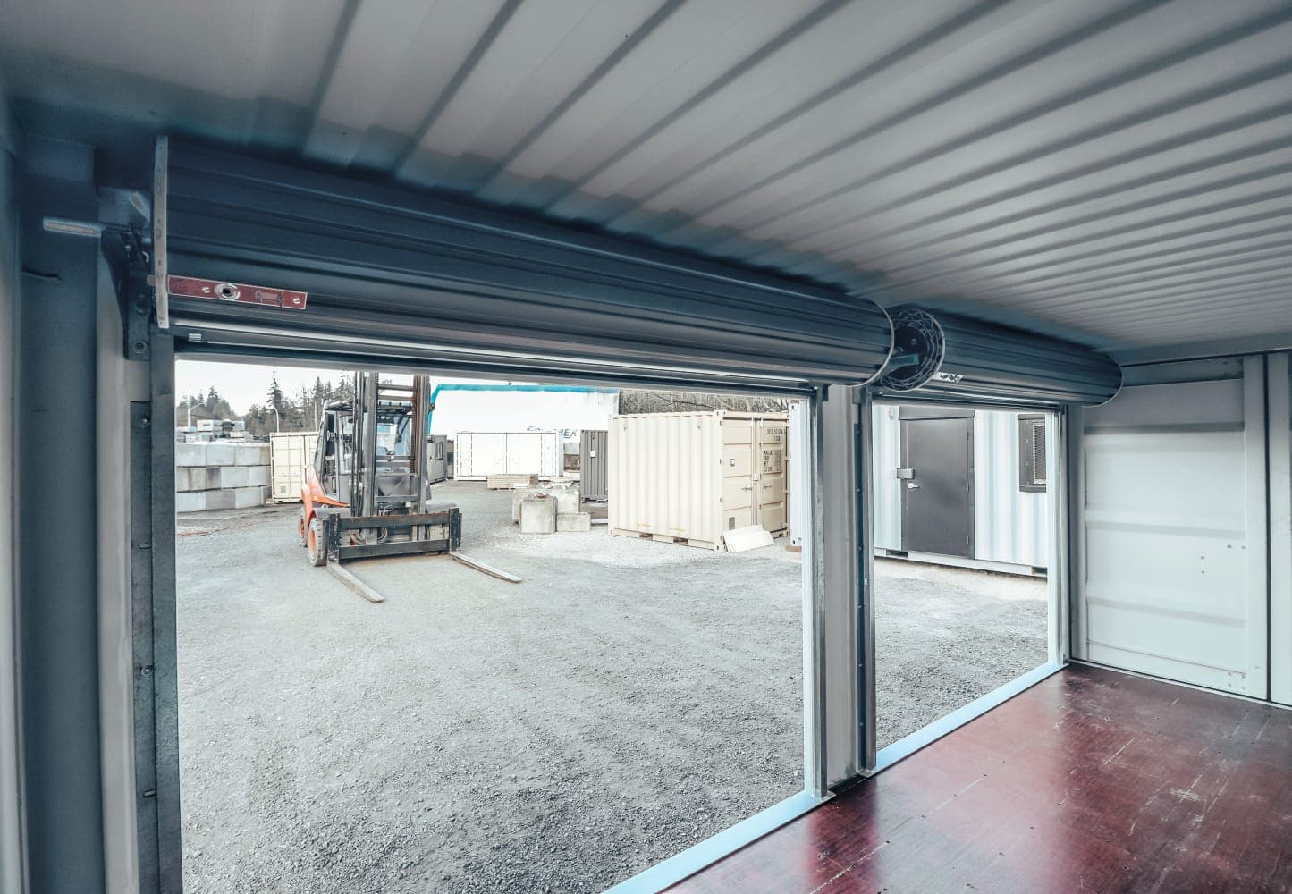 20&prime; Shipping Container + (2)  8&prime; Rollup Doors - ALLBOX CONTAINERS PTY LTD