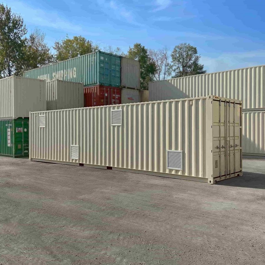 40&rsquo;HC &ldquo;CONTAINMENT CUBE&rdquo; with 4 x Roll Up Doors - ALLBOX CONTAINERS PTY LTD