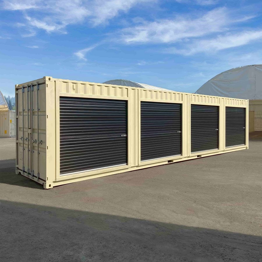 40&rsquo;HC &ldquo;CONTAINMENT CUBE&rdquo; with 4 x Roll Up Doors - ALLBOX CONTAINERS PTY LTD