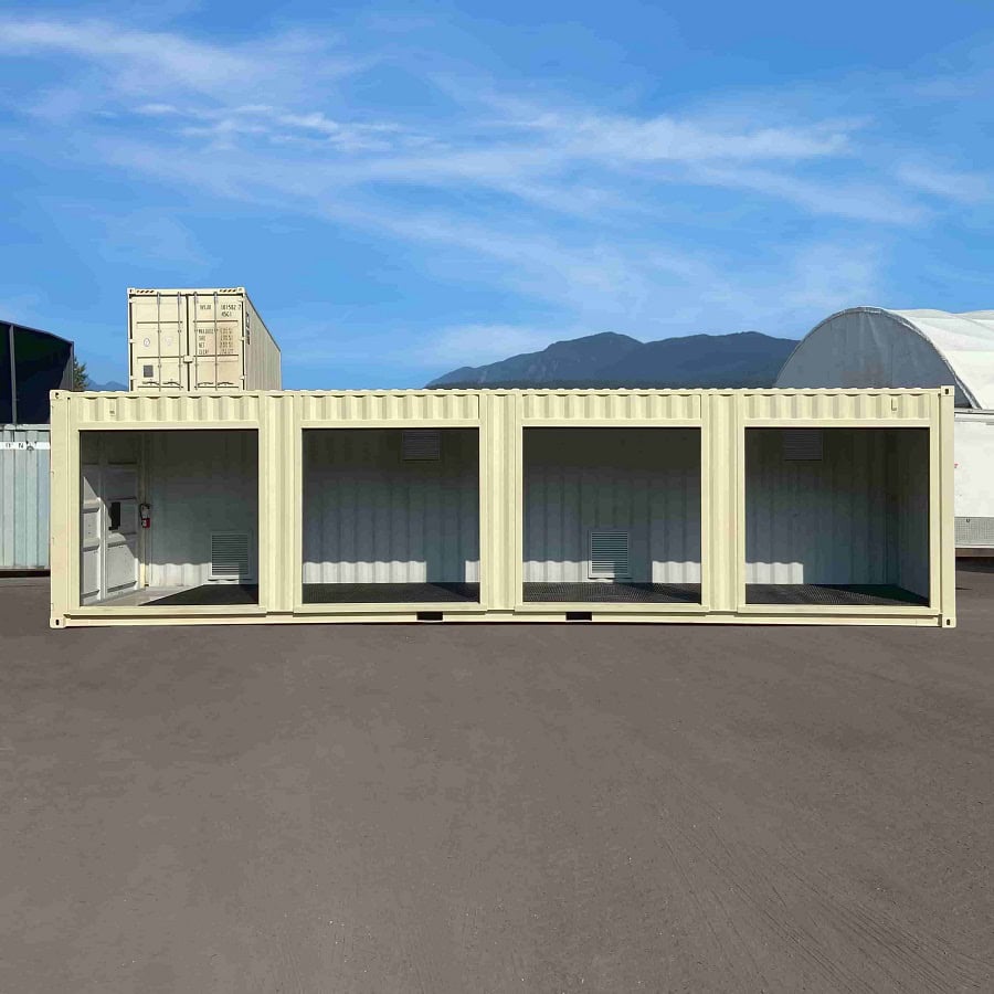 40&rsquo;HC &ldquo;CONTAINMENT CUBE&rdquo; with 4 x Roll Up Doors - ALLBOX CONTAINERS PTY LTD