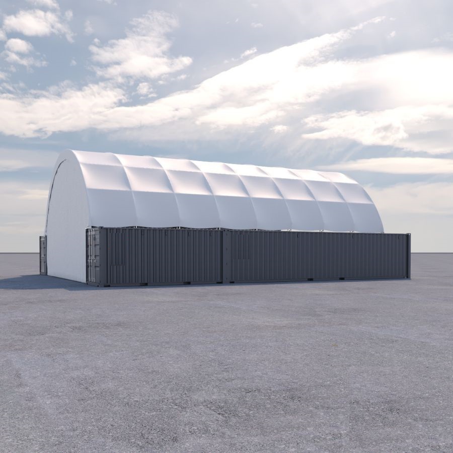 40&rsquo; x 60&rsquo; Container Shelter - ALLBOX CONTAINERS PTY LTD
