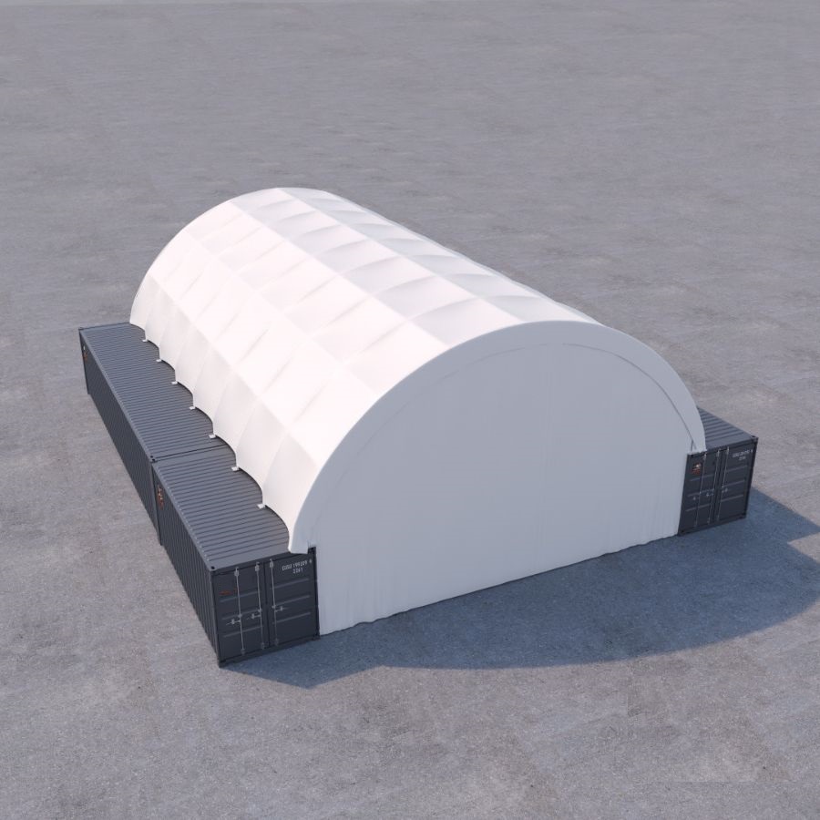 40&rsquo; x 60&rsquo; Container Shelter - ALLBOX CONTAINERS PTY LTD