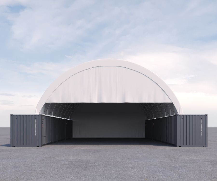 40&rsquo; x 60&rsquo; Container Shelter - ALLBOX CONTAINERS PTY LTD