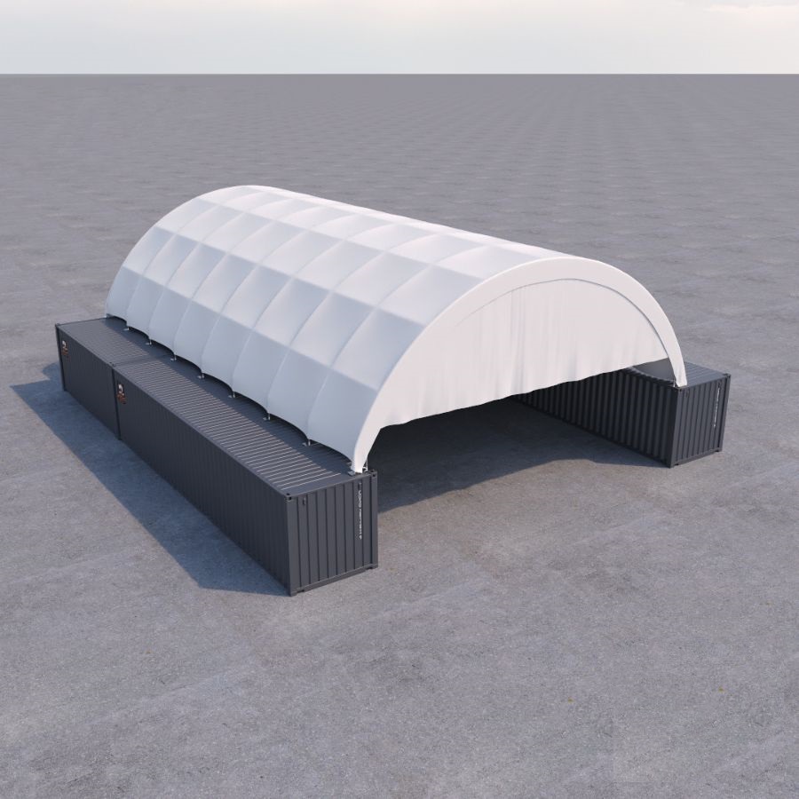 40&rsquo; x 60&rsquo; Container Shelter - ALLBOX CONTAINERS PTY LTD