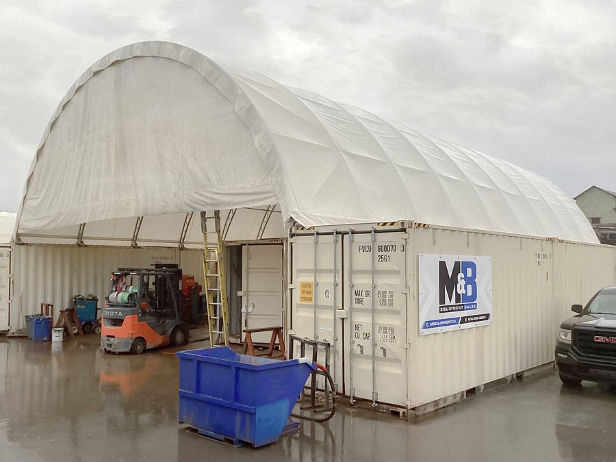 40&rsquo; x 60&rsquo; Container Shelter - ALLBOX CONTAINERS PTY LTD