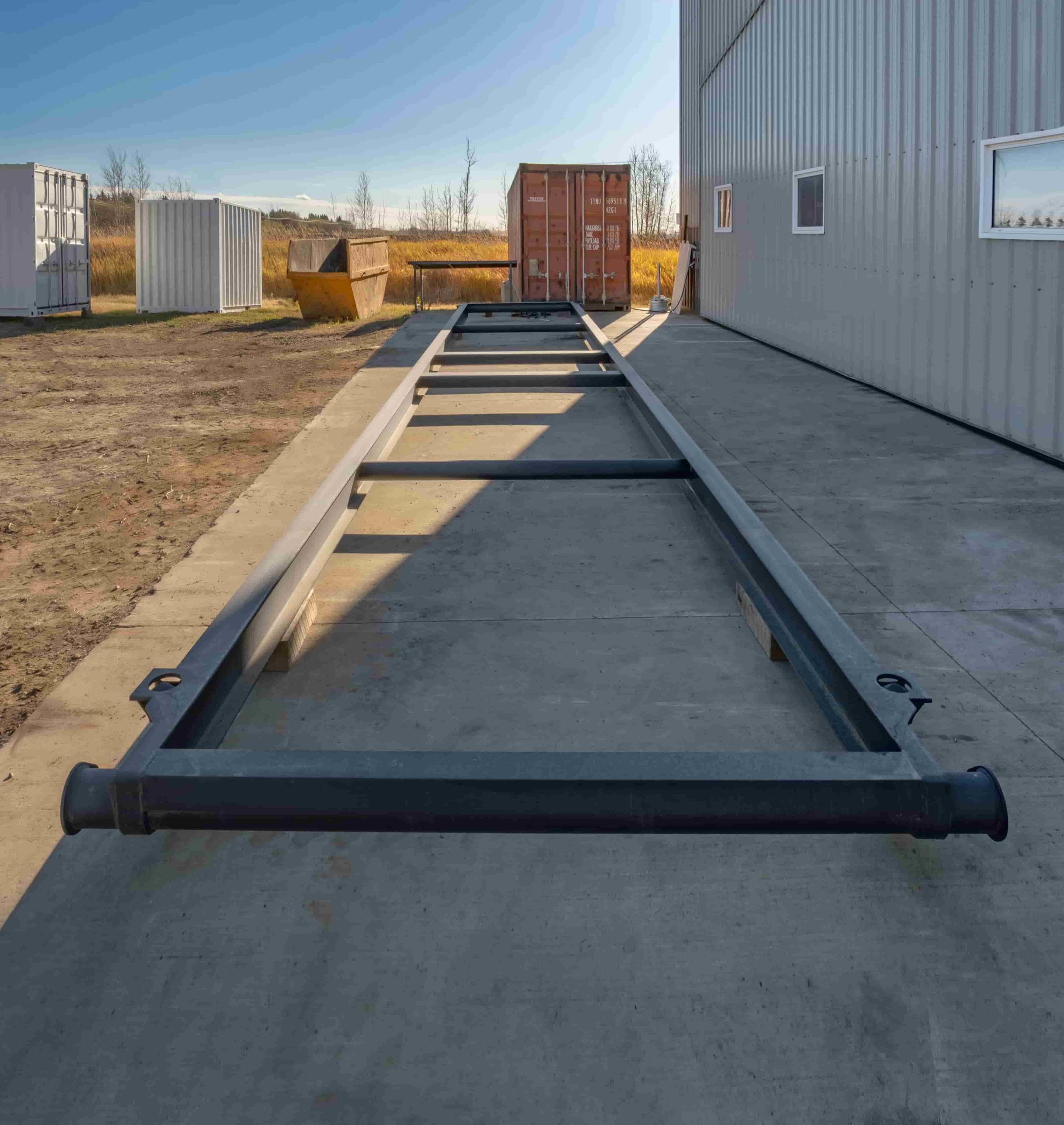 40&rsquo; Container skid w/ twist lock &ldquo;Non Grated&rdquo; - ALLBOX CONTAINERS PTY LTD