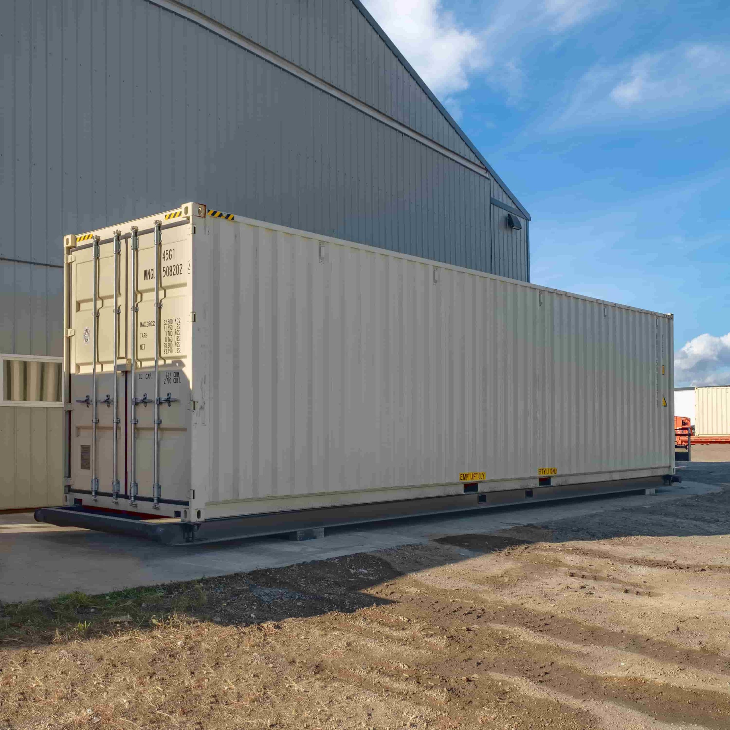40&rsquo; Container skid w/ twist lock &ldquo;Non Grated&rdquo; - ALLBOX CONTAINERS PTY LTD