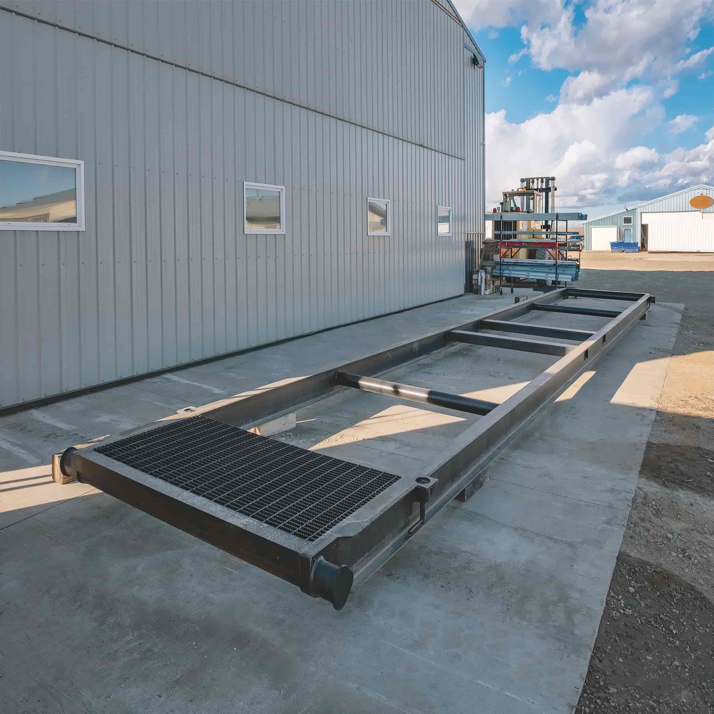 40&rsquo; Container skid w/ twist lock &ldquo;Grated&rdquo; - ALLBOX CONTAINERS PTY LTD