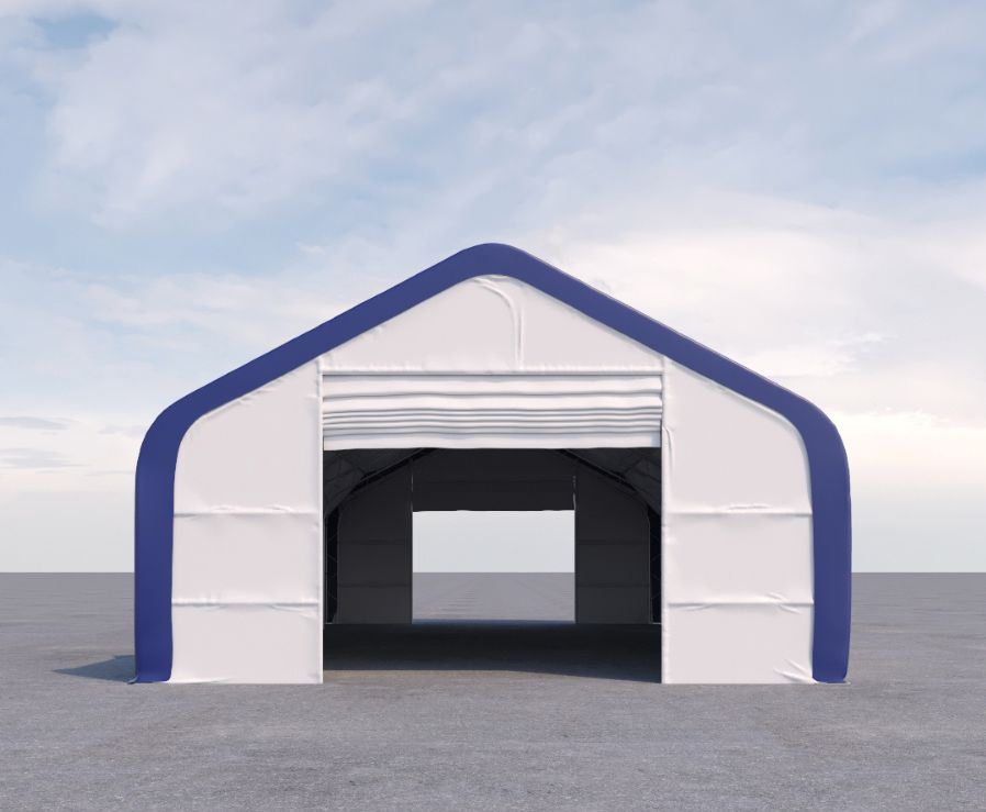 Dual Truss Storage Shelter (30&prime; x 60&prime; x 20&prime;) - ALLBOX CONTAINERS PTY LTD