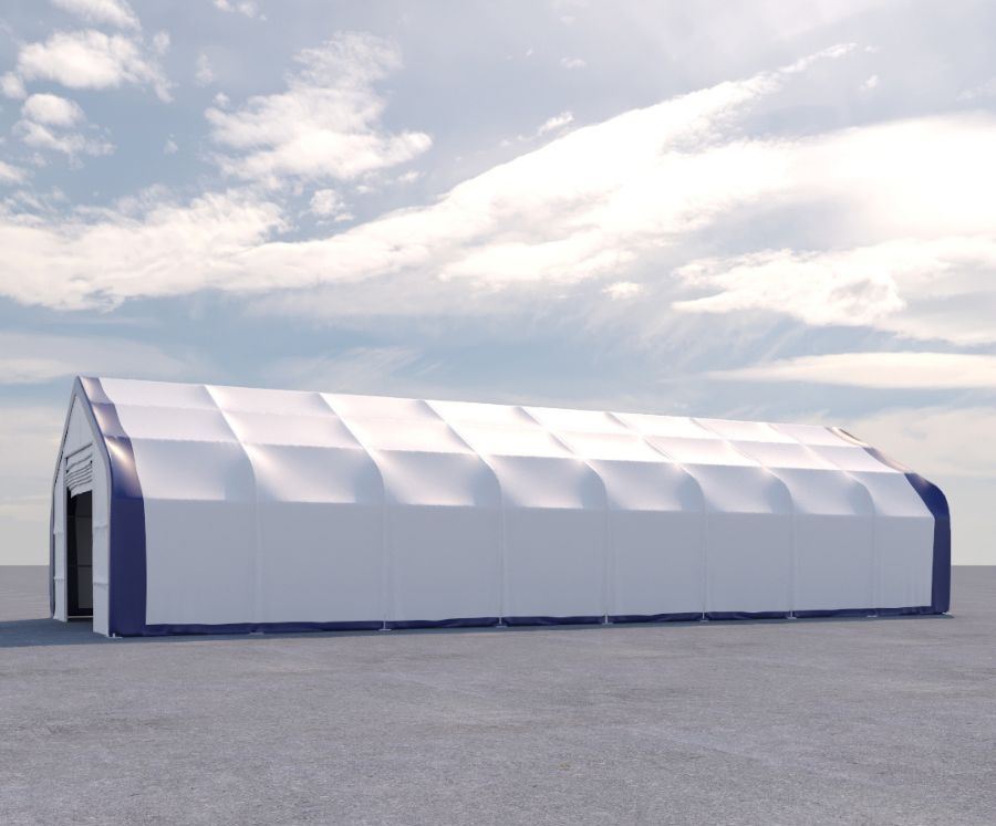 Dual Truss Storage Shelter (30&prime; x 80&prime; x 20&prime;) - ALLBOX CONTAINERS PTY LTD