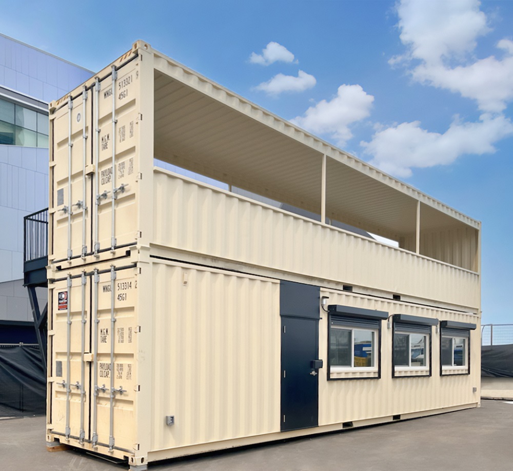 40&rsquo;HC VIP Area with Patio for the Oilers - ALLBOX CONTAINERS PTY LTD
