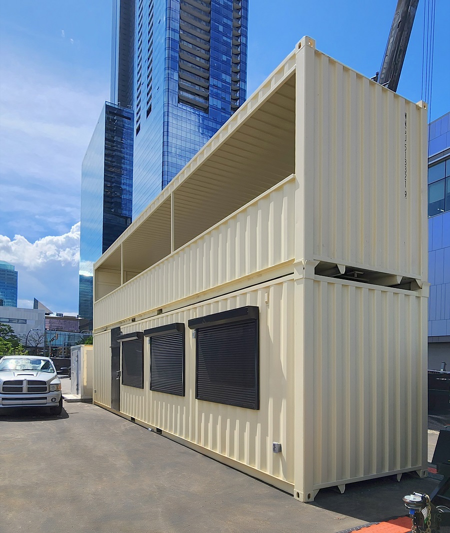 40&rsquo;HC VIP Area with Patio for the Oilers - ALLBOX CONTAINERS PTY LTD