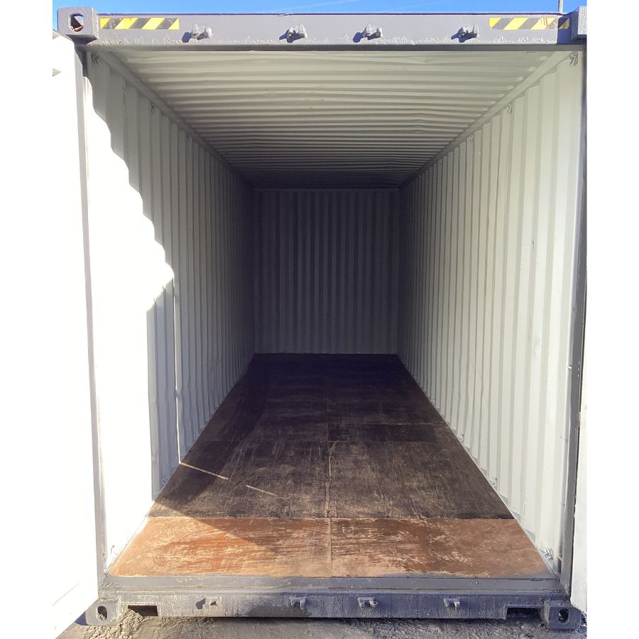 25&rsquo;HC Used Shipping Container (Painted Slate Grey) - ALLBOX CONTAINERS PTY LTD