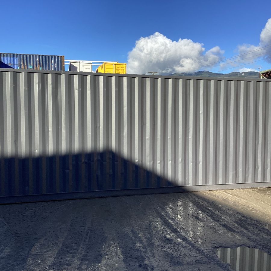 25&rsquo;HC Used Shipping Container (Painted Slate Grey) - ALLBOX CONTAINERS PTY LTD