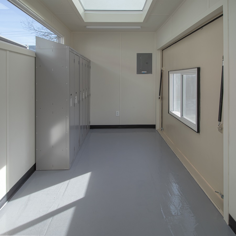 40&rsquo; Art Studio w/Flip up Doors - ALLBOX CONTAINERS PTY LTD