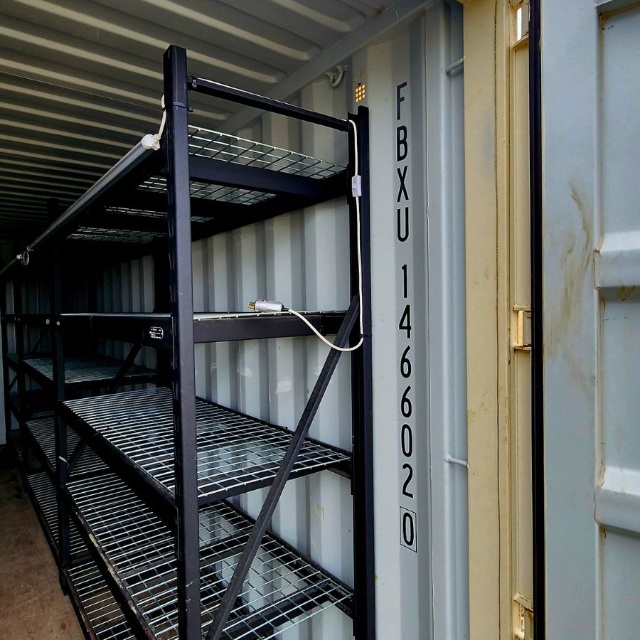 20&rsquo; New (1-Trip) Container w/ Shelving on BOTH sides - ALLBOX CONTAINERS PTY LTD